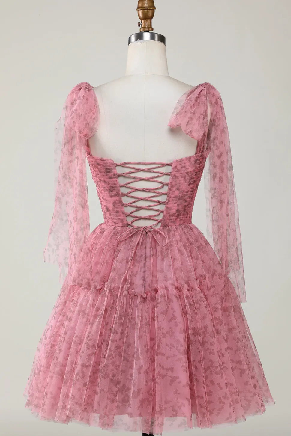 Blush Impresso A-Line Short Tulle Homecoming Dress