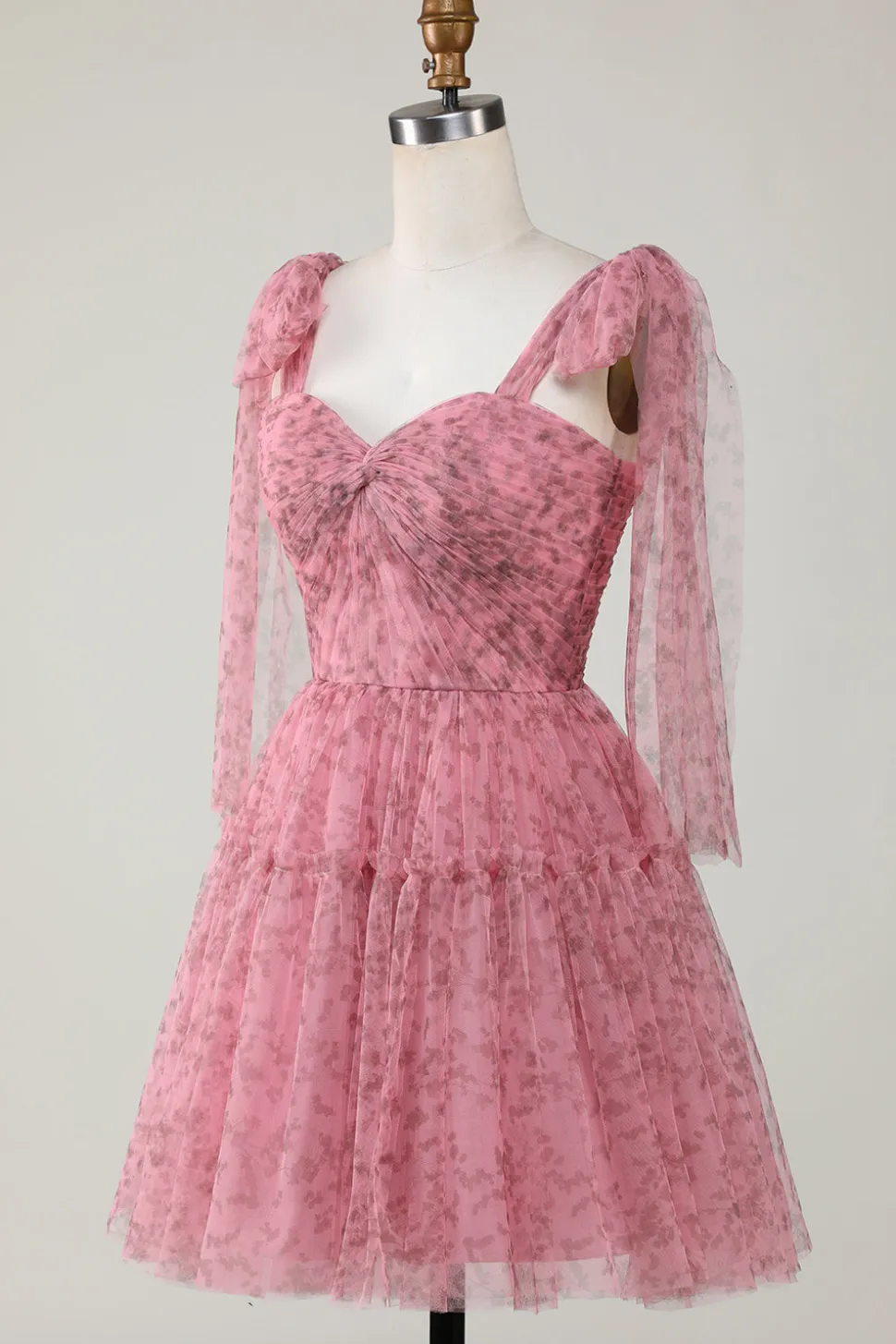 Blush Impresso A-Line Short Tulle Homecoming Dress