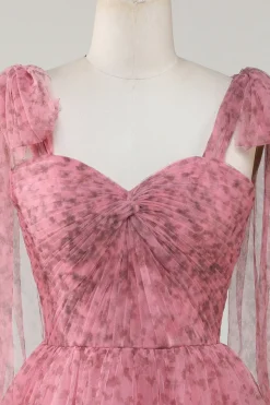 Blush Impresso A-Line Short Tulle Homecoming Dress