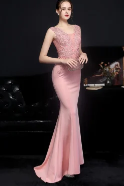 Blush Mermaid Vestido de baile