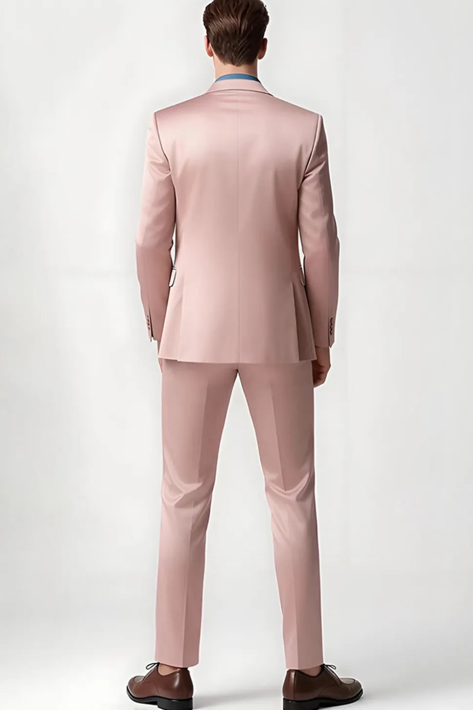 Blush Peak Lapela 2 Peças Ternos Masculinos