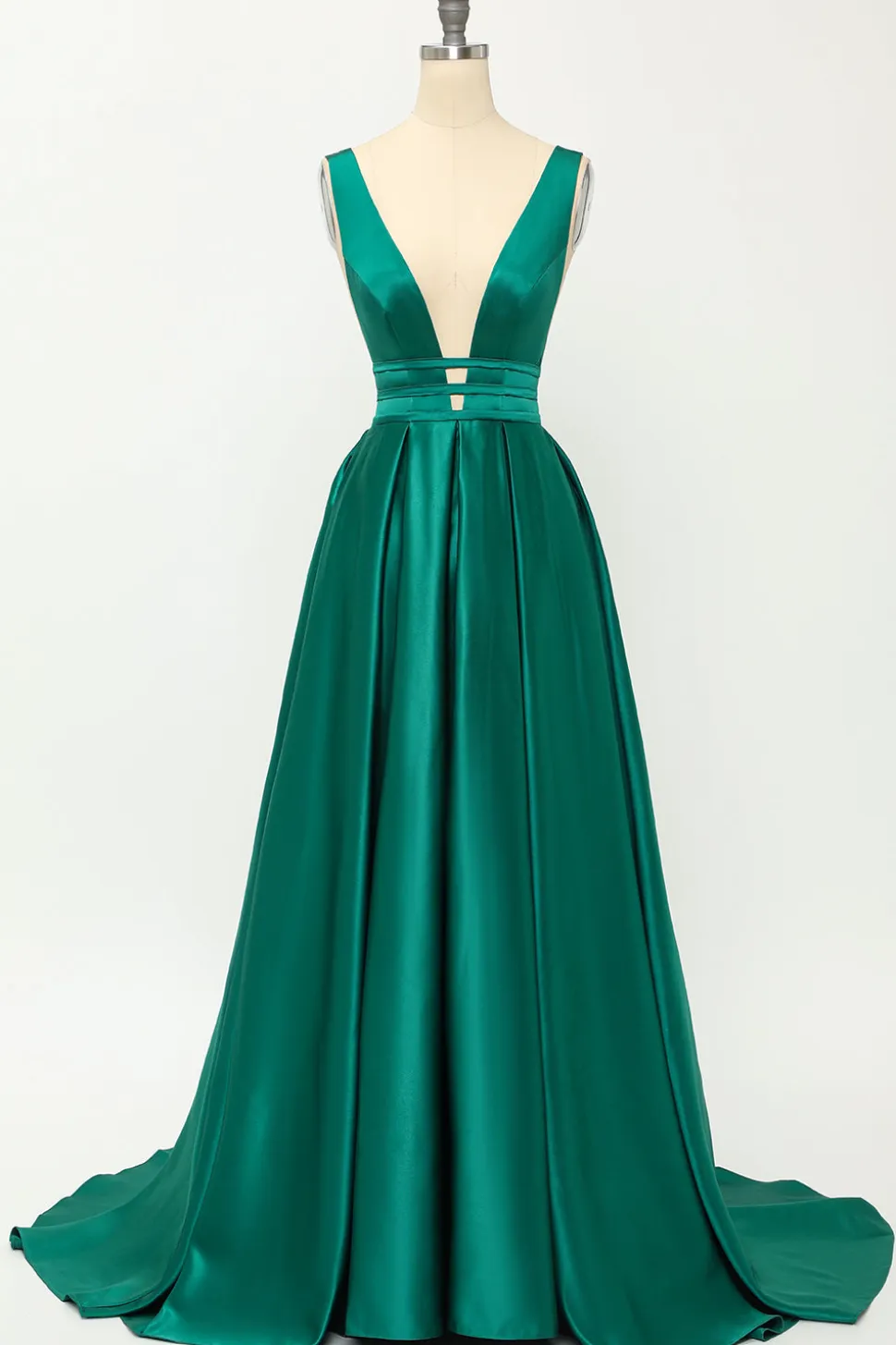 Blush Satin Longo Vestido de Baile