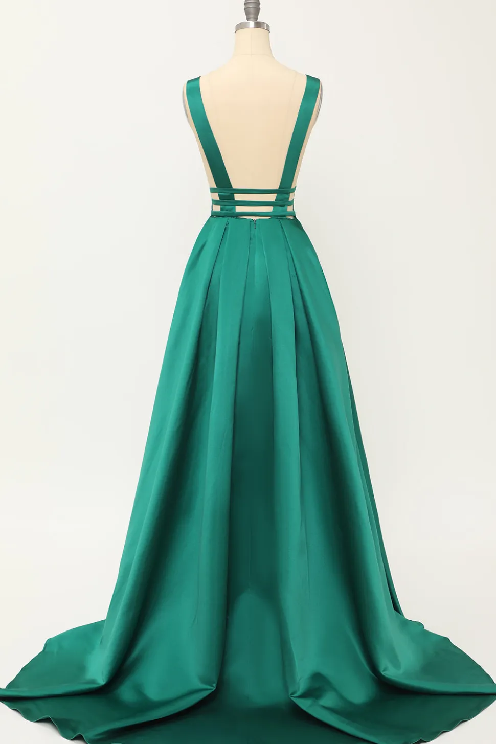 Blush Satin Longo Vestido de Baile