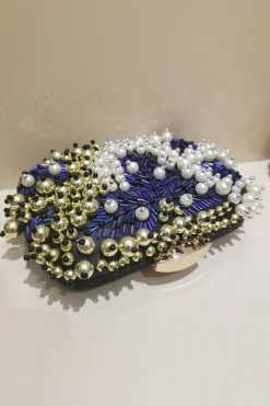 Bolsa de contas preta de luxo