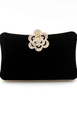 Bolsa de ombro de veludo de veludo borgonha