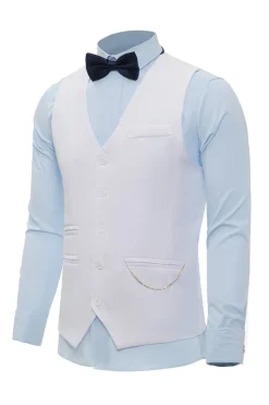 Borgonha colete para homem