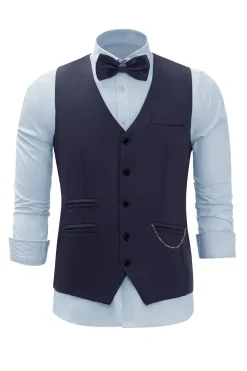 Borgonha colete para homem