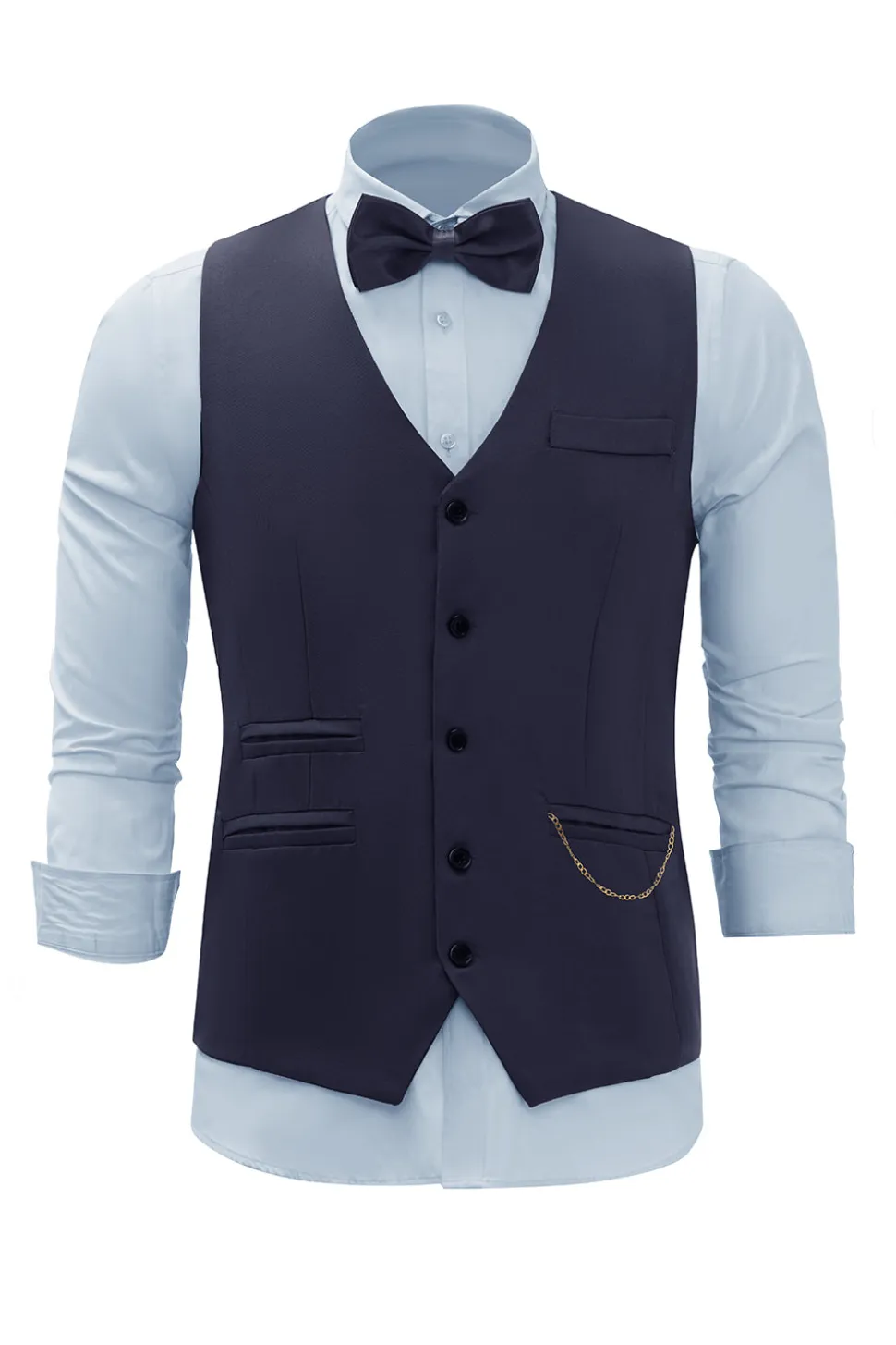 Borgonha colete para homem