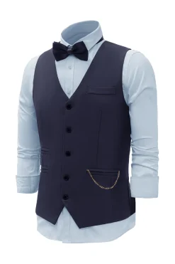 Borgonha colete para homem