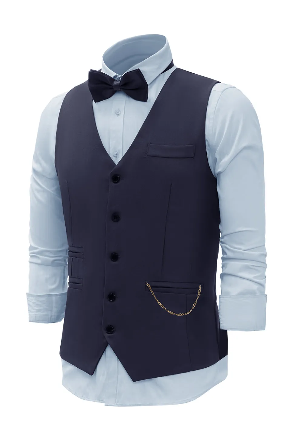 Borgonha colete para homem