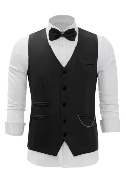 Borgonha colete para homem