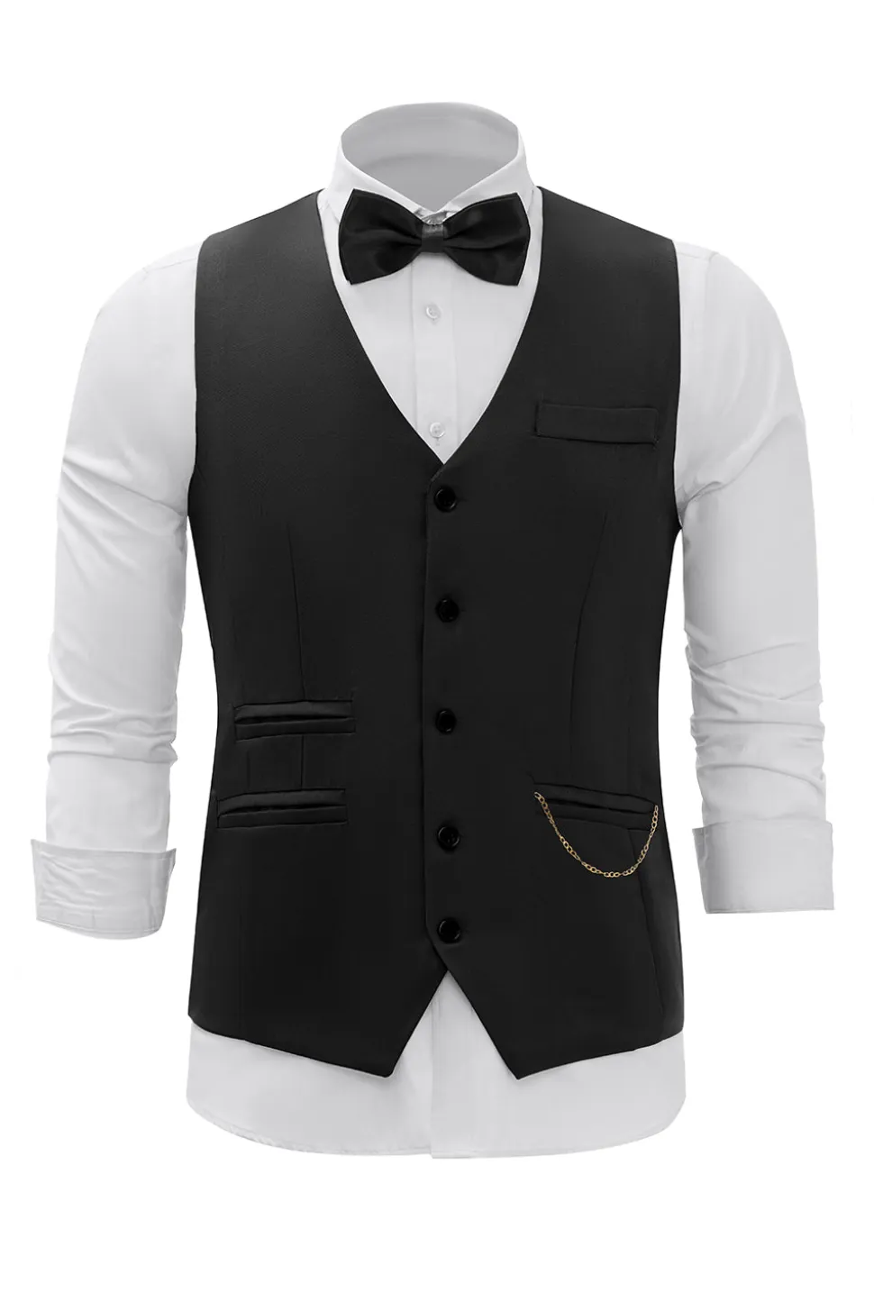 Borgonha colete para homem