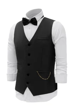 Borgonha colete para homem