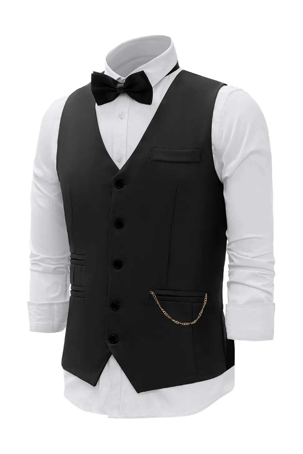 Borgonha colete para homem