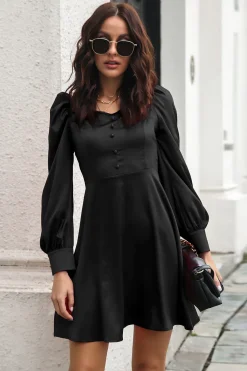 Borgonha fora Shouder Short Prom Dress