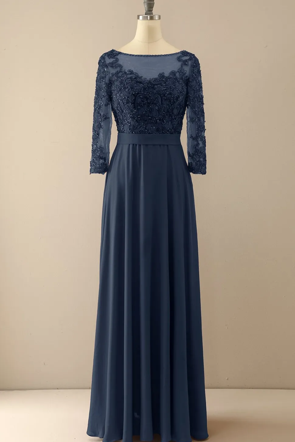 Borgonha Mãe da noiva vestido com mangas