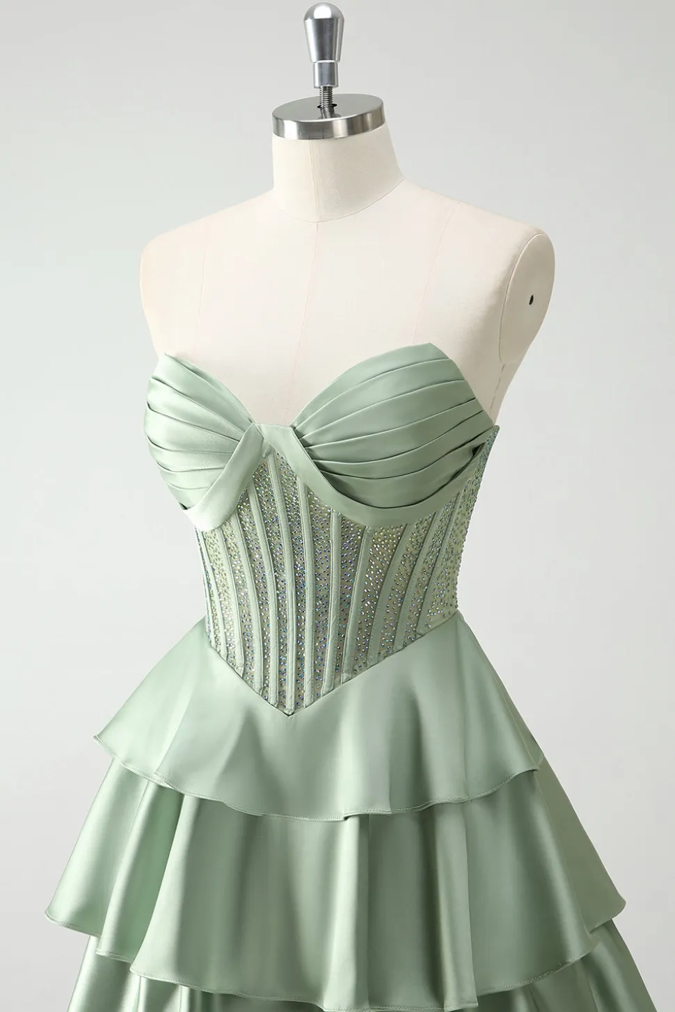Borgonha princesa querida frisado espartilho longo vestido de baile com fenda