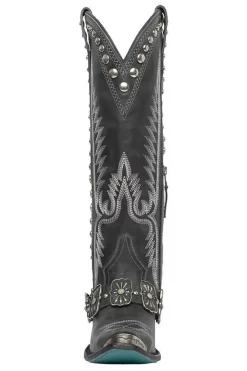 Botas altas de estilo Boho preto