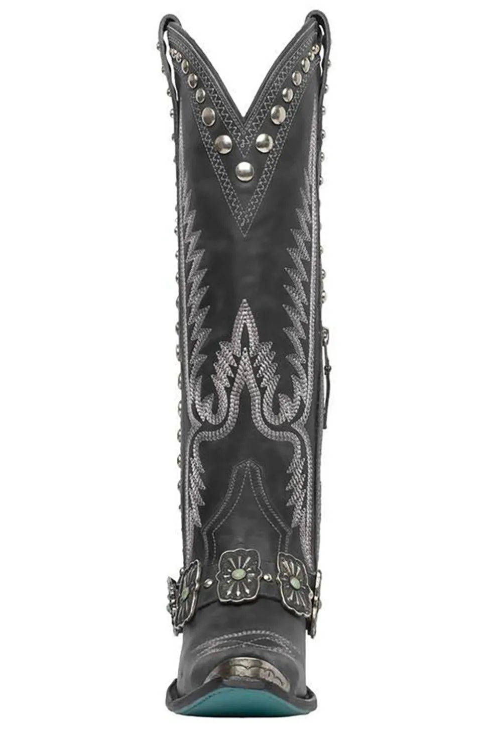 Botas altas de estilo Boho preto