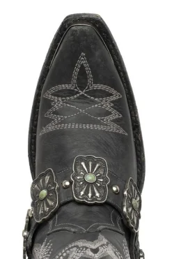 Botas altas de estilo Boho preto