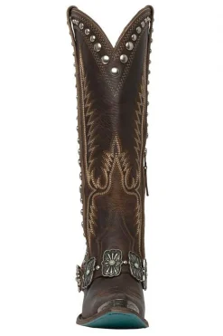 Botas altas de estilo Boho preto