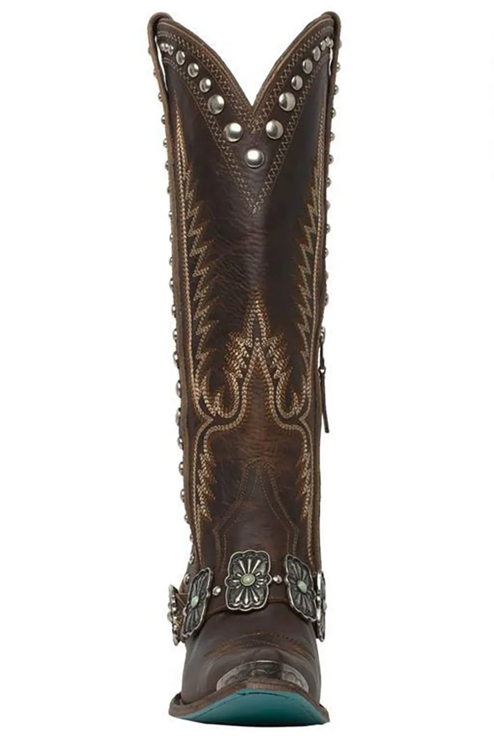 Botas altas de estilo Boho preto