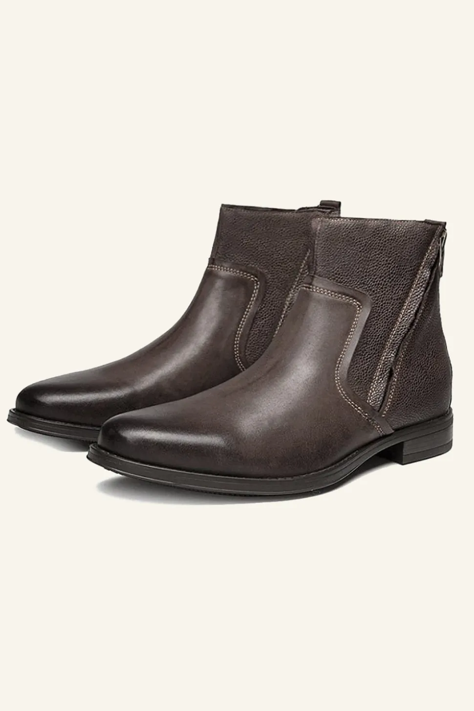 Botas de Couro de Vaca Para Homem