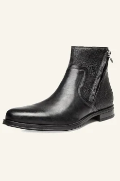 Botas de Couro de Vaca Para Homem