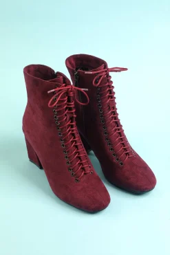 Botas Femininas Borgonha Martin