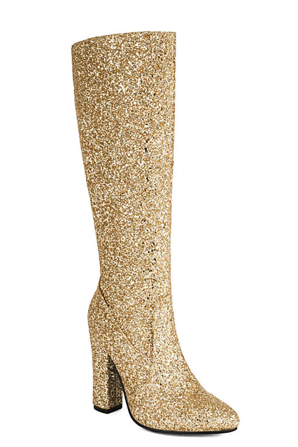 Botas Sparkly Blue High Heel Cowgirl