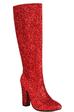 Botas Sparkly Blue High Heel Cowgirl