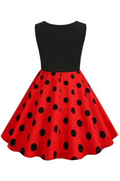 Branca Sem Mangas Vestidos de Menina Vintage
