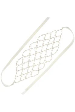Branco Noiva Pearl Headbands Headpieces