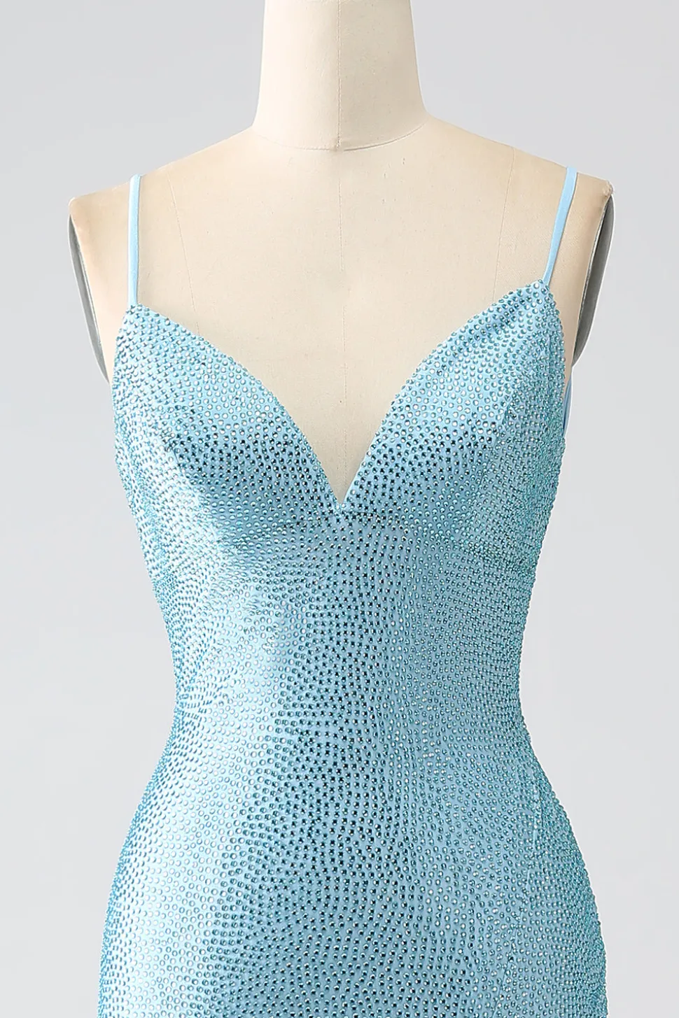 Brilhante verde escuro frisado longo vestido de baile de formatura sereia com fenda