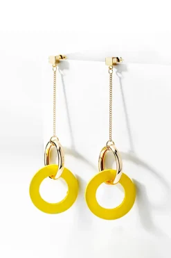 Brincos simples de moda geométrica