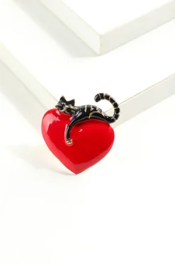 Broche de Gato do Amor