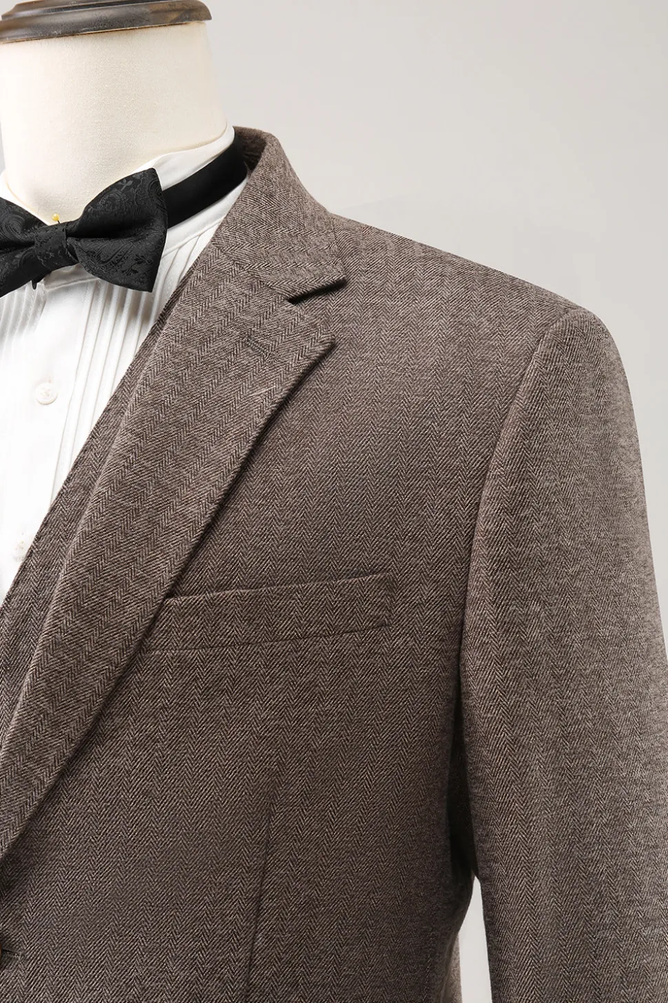 Brown Notched Lapel 3 Piece Single Breasted Men's Prom Suits