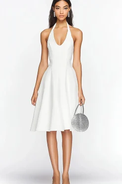 Cabeçada Linha-A Cetim Curto/Mini Vestidinho Branco