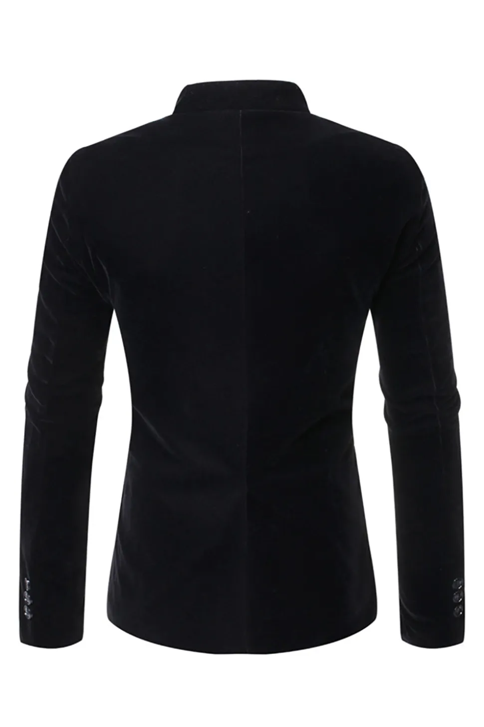 Café duplo peito blazer masculino