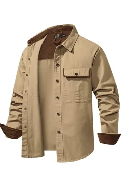 Camisa de Algodão Azul Marinha