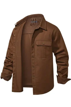 Camisa de Algodão Azul Marinha