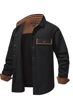 Camisa de Algodão Azul Marinha