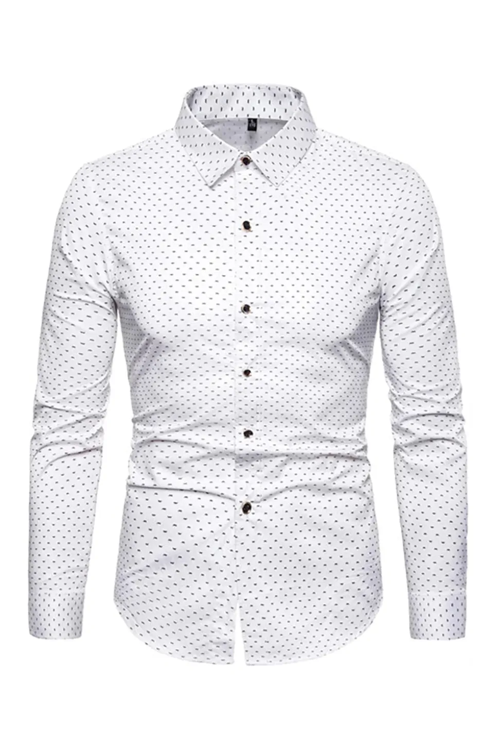 Camisa de Mais Tamanho Manga Comprida