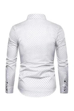 Camisa de Mais Tamanho Manga Comprida