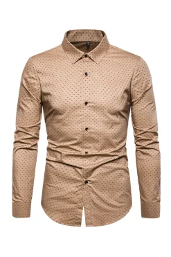Camisa de Mais Tamanho Manga Comprida