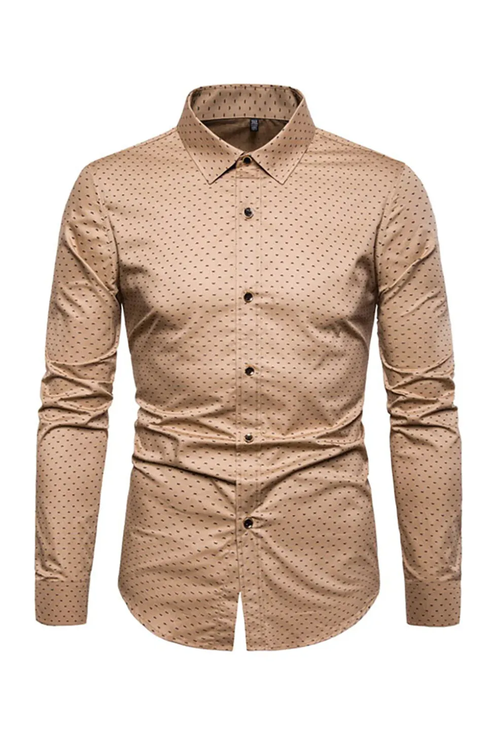 Camisa de Mais Tamanho Manga Comprida