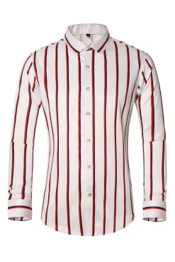 Camisa de Manga Comprida Preto Vermelho Mais Tamanha