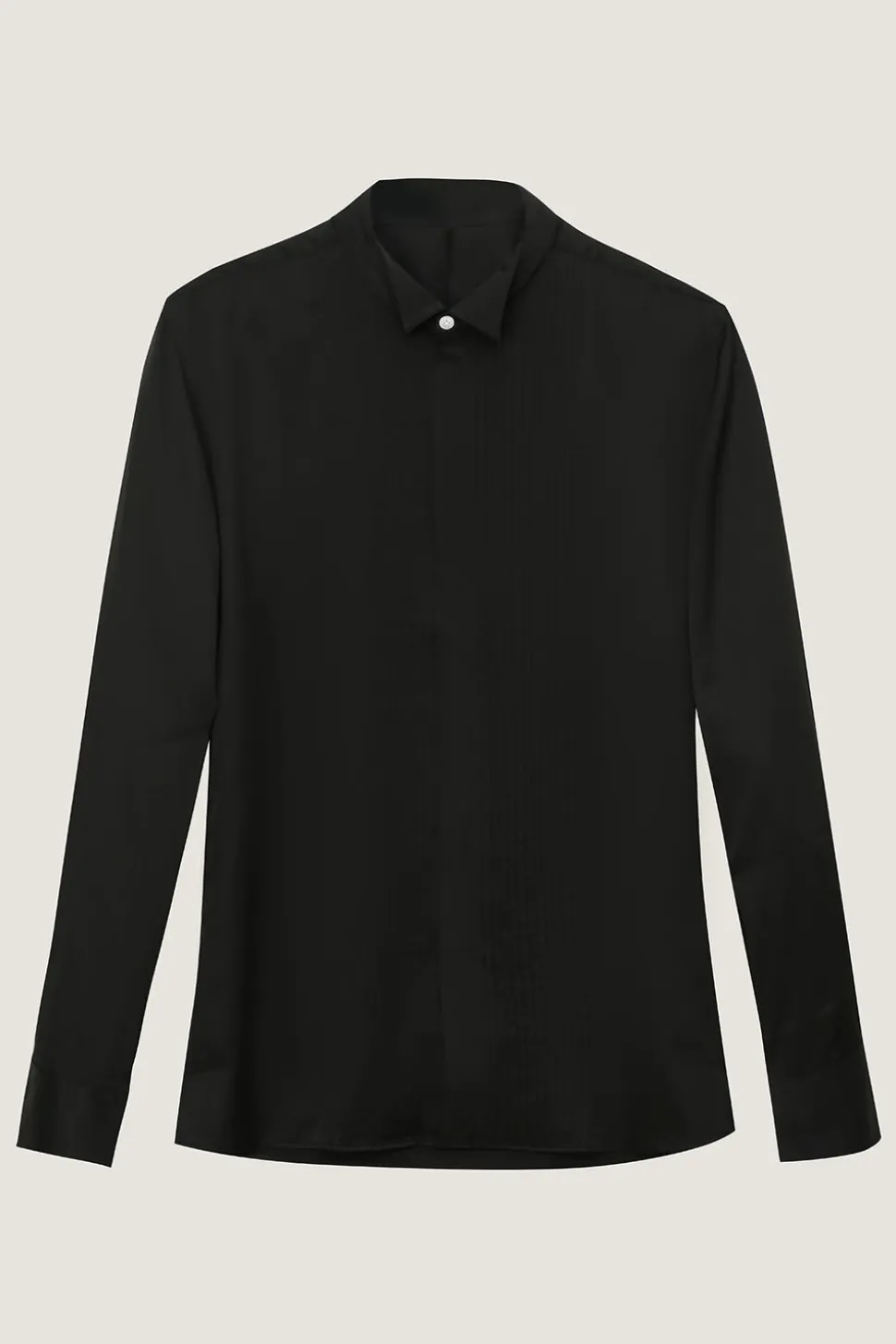 Camisa de terno manga comprida preto