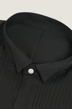 Camisa de terno manga comprida preto