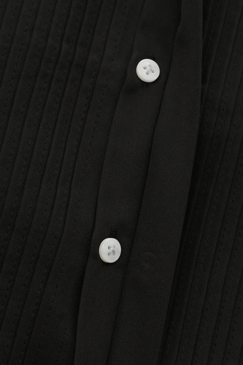 Camisa de terno manga comprida preto